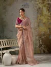 Miraya By Sethnic Metallic Tissue Designer Saree